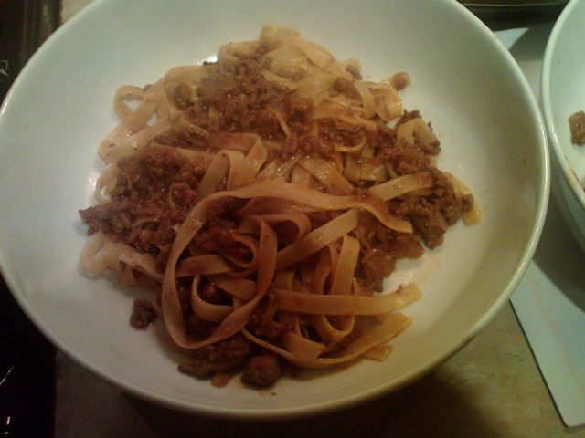 tagliatelle bolognese