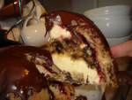 a lovely fat wedge of bombe