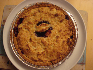 blackcurrant frangipane tart