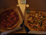 dominos rustica and firenze pizzas