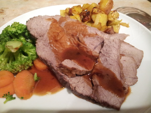 braised dexter veal with roasted red potatoes