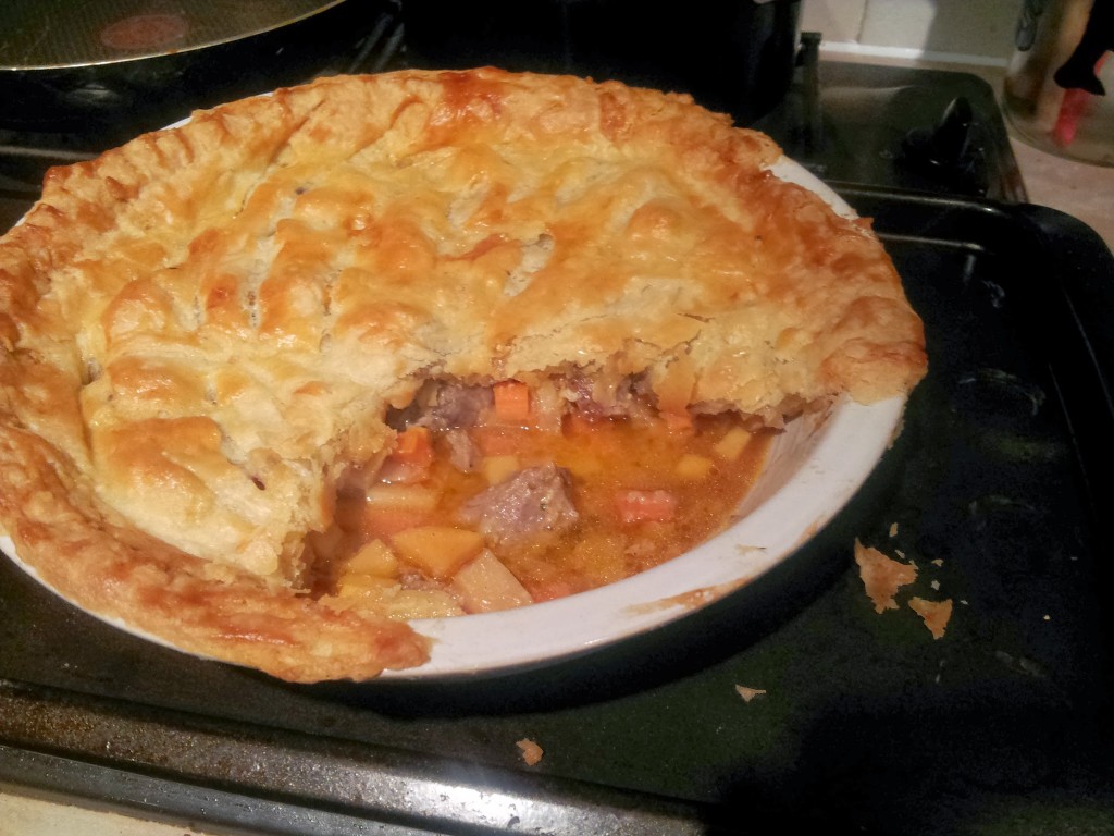 leftover lamb and veg pie