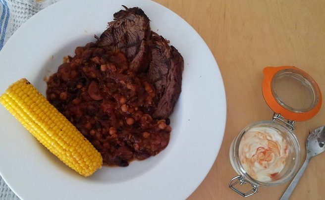 barbecue beef feijaoda brisket