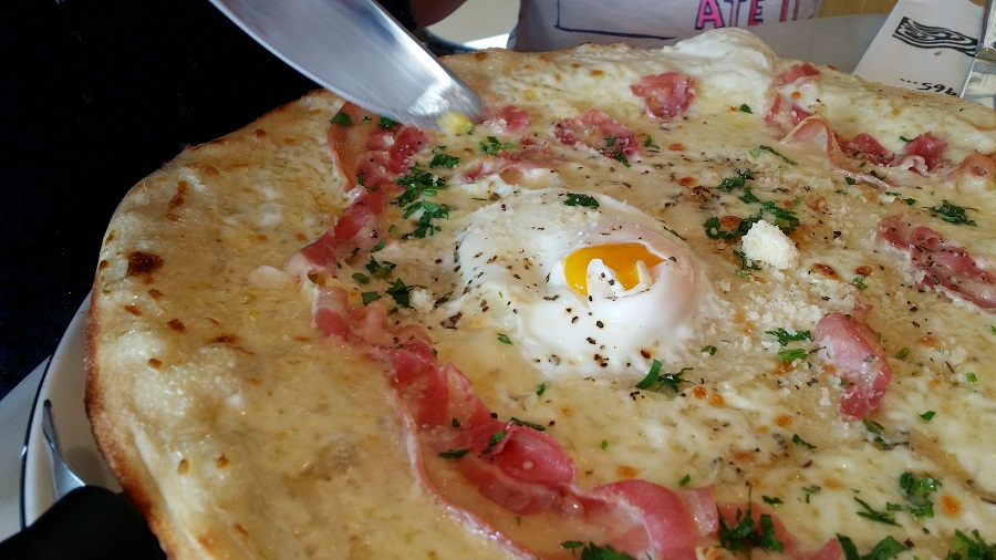 carbonara pizza express