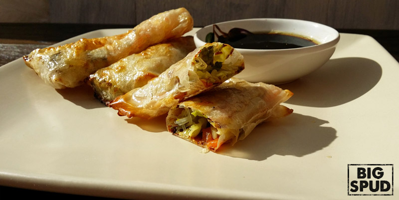 baked spring rolls