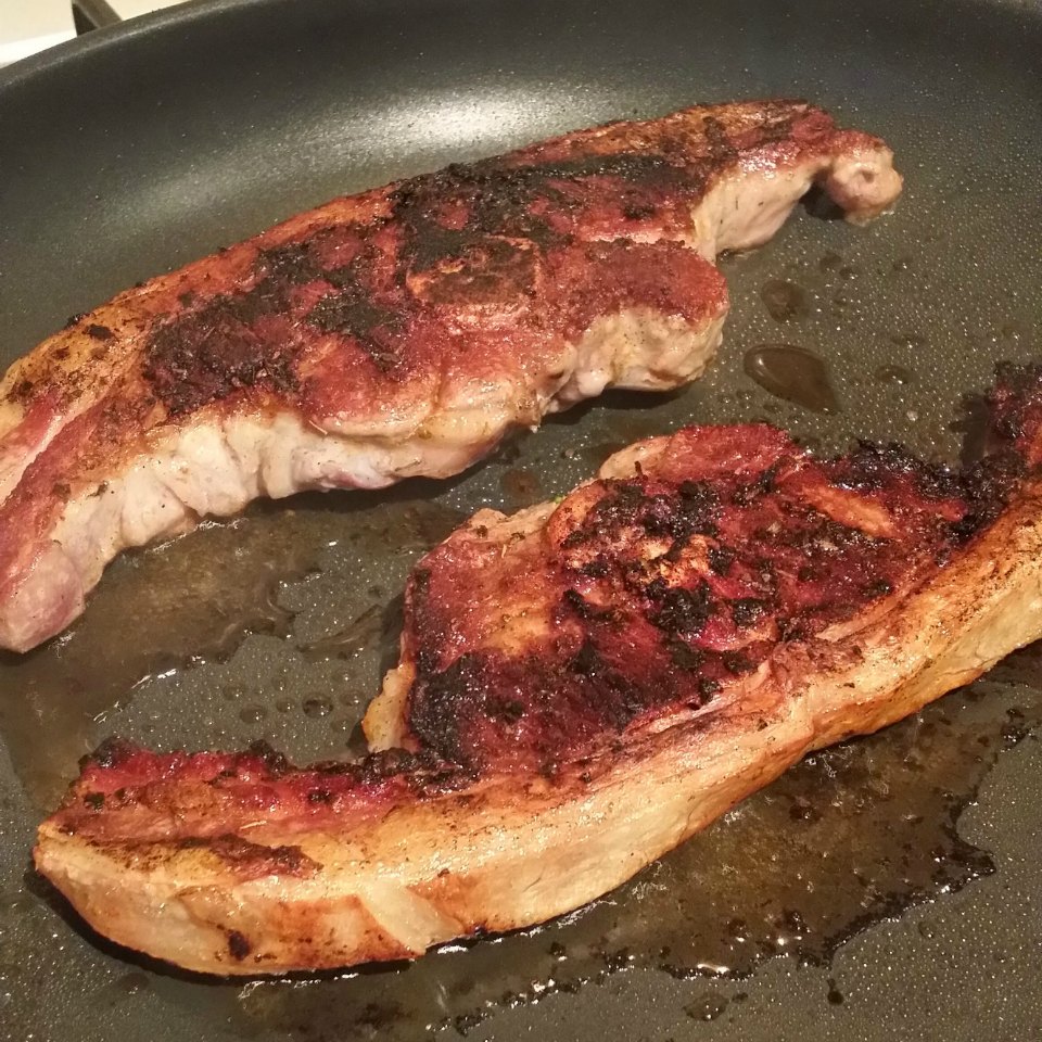 barnsley chop with redcurrant sauce - BigSpud