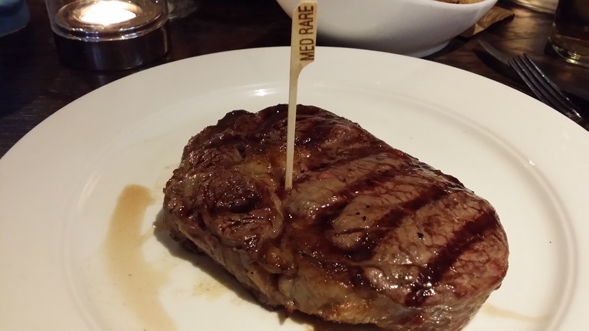 chop bloc rib eye steak