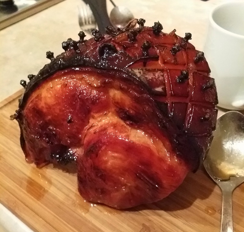 champagne marmalade ham