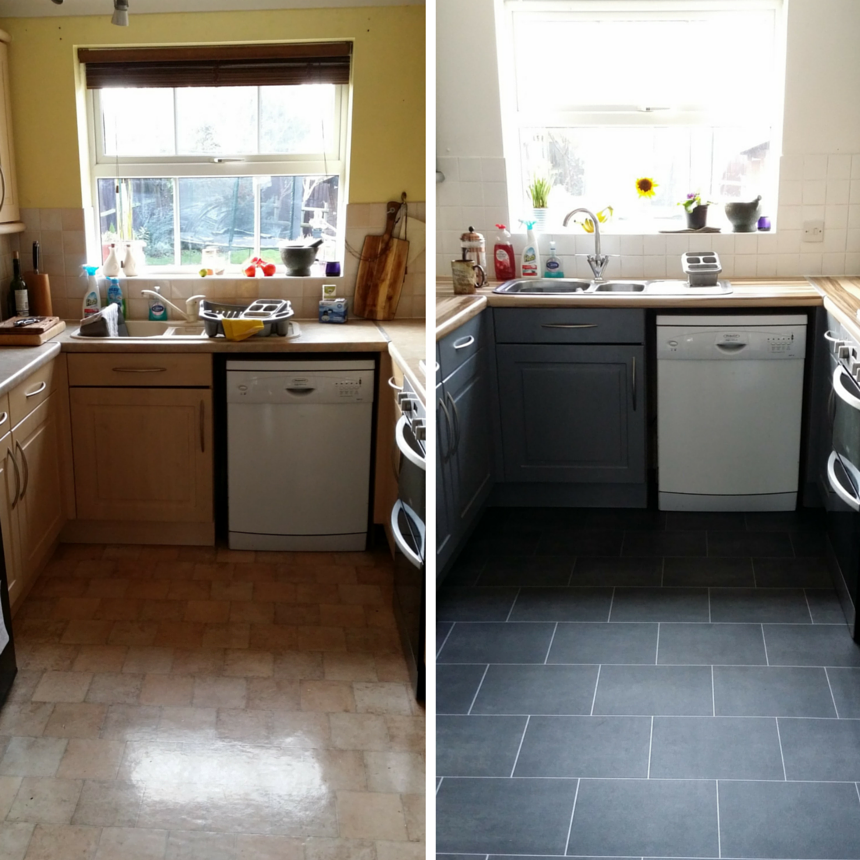 budget friendly kitchen makeover before and after