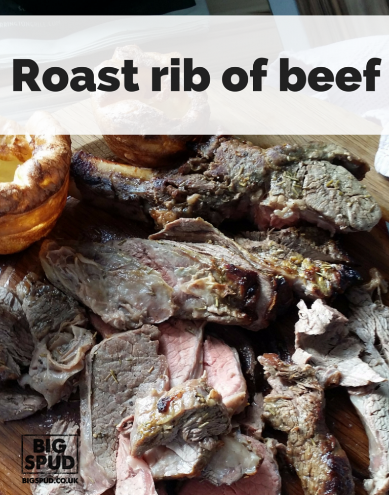 roast rib of beef recipe BigSpud