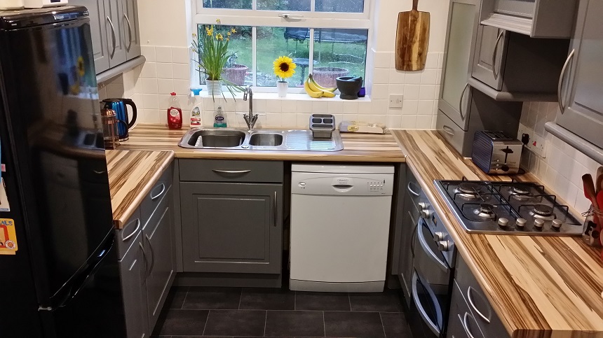 Completed kitchen makeover