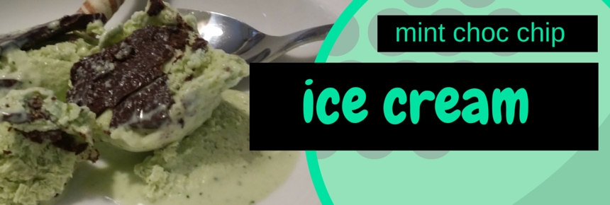 mint choc chip ice cream