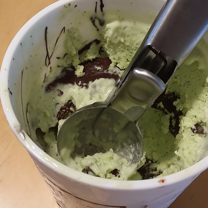 mint choc chip ice cream