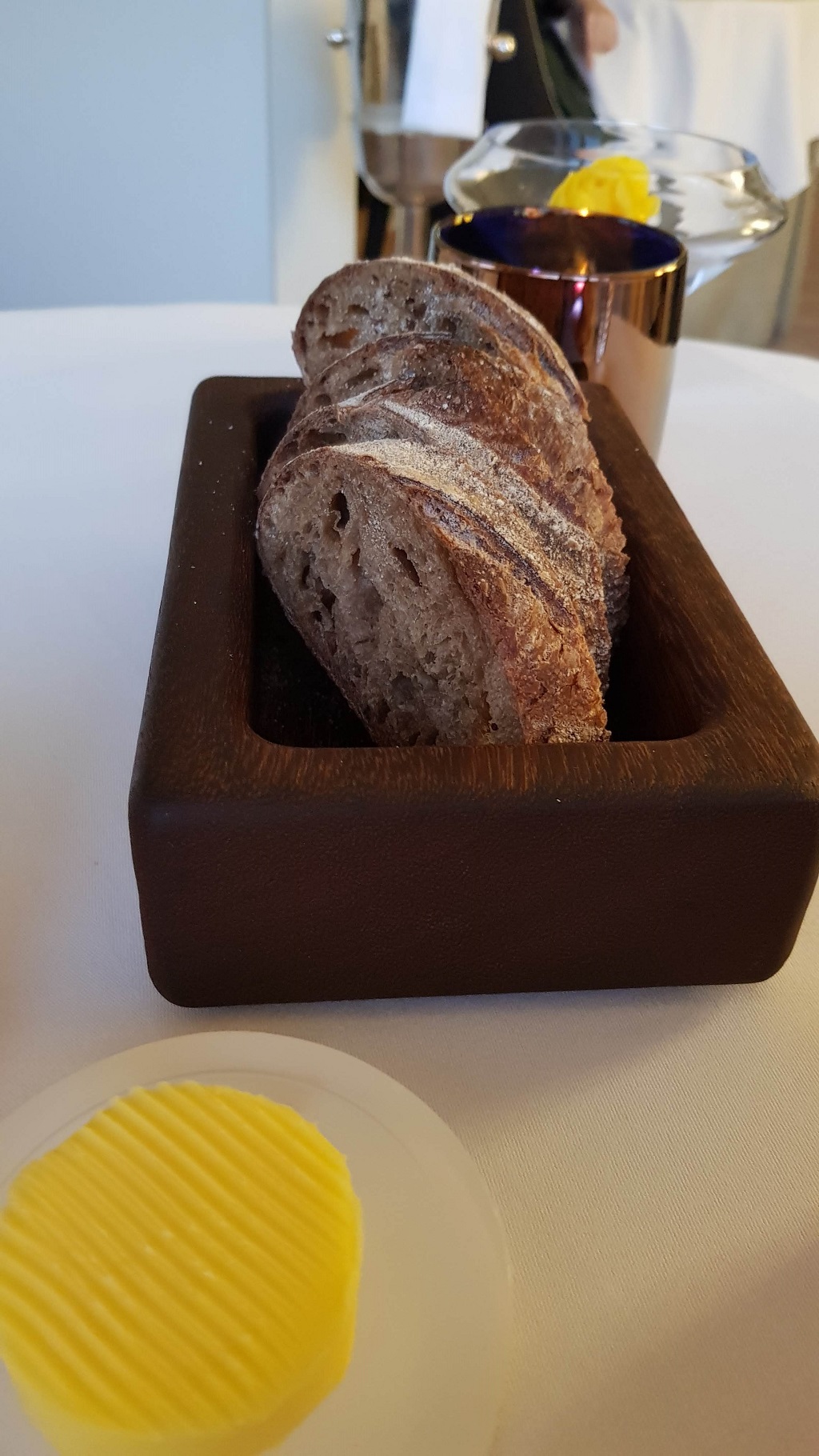 bread at Petrus restaurant