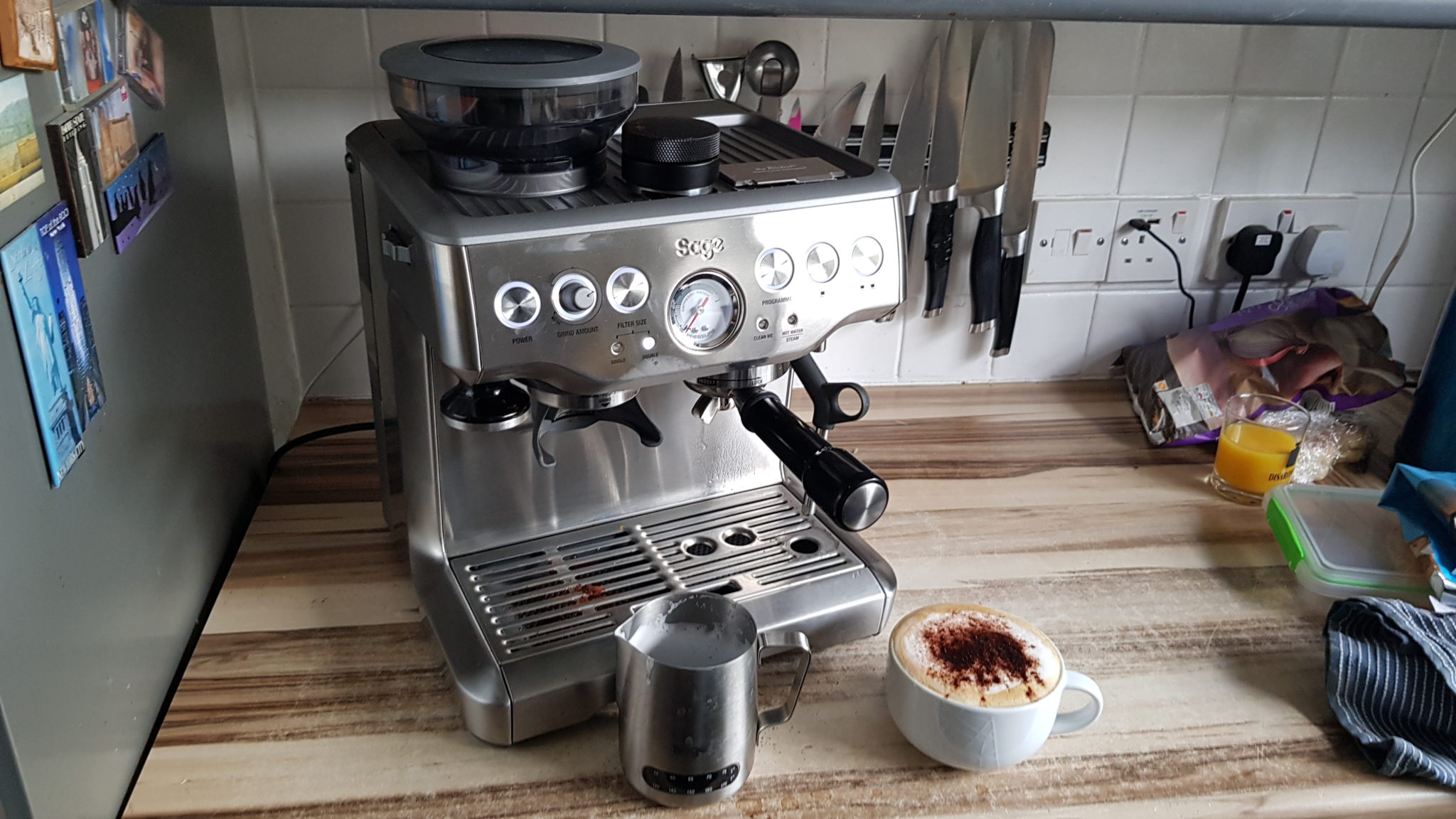 sage barista express review BigSpud